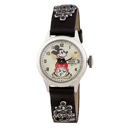 mickey mouse wrist watch replica for adults by ingersoll|ingersoll mickey.